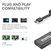 Plugable USB C Adapter Bundle with USB C to Ethernet, HDMI, DisplayPort, and VGA Included, Thunderbolt 3 Adapters Compatible with MacBook Pro and Windows