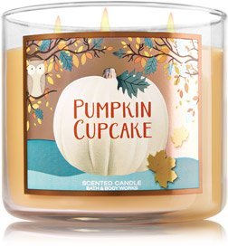 Bath and Body Works Pumpkin Cupcake 3 Wick Candle