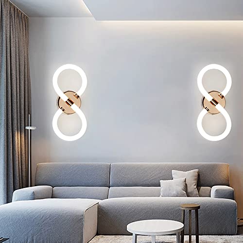Lámpara de pared lineal creativa LED moderna para decoración interior 3