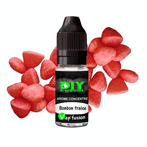 Bonbon -fraise - arôme concentré - 10ml - Diy - Vapfusion - Sans nicotine ni tabac Cover