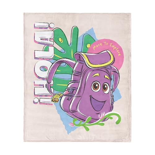 NORTHWEST Mochila Hola Dora The Explorer Cobertor de seda 101,6 x 127 cm
