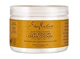 Shea Moisture Raw Butter Curl Memory Custard Cream for Unisex, 12 Ounce