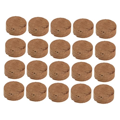 Yardwe 20Pcs Saxophone Cork Pads Replacement Lightweight Easy to Install Key Cork Pads for Alto Saxophone Compact for Storage and Performance Enhancements