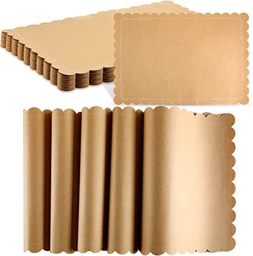 Panelee 120pc Fall Paper Placemats 10x14" Disposable