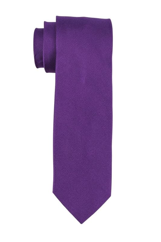 the tie hub Solid 100% Silk Necktie For Men-picture-43