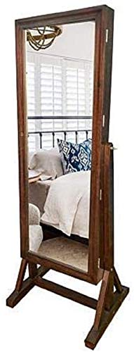 Hives & Honey Cheval Armoire Jewelry Mirror Dark Walnut