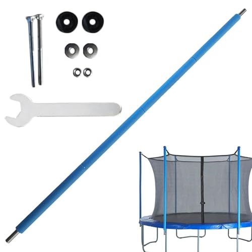 Trampoline Poles Replacement | Trampoline 6-16Ft Safety Enclosure Pole | Straight Tube Replacement Part With Screw Foam Canopy A