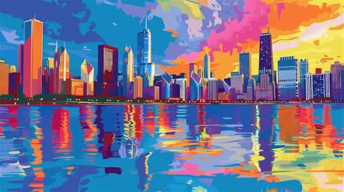 �������G �����L�b�g�h��G ��h�� �V�J�S DIY�G �f�W�^�����G 55x30cm ���i �y�C���g�o�C�i���o�[�Y ��l�p ���S�Ҍ��� Number Paint by Numbers ��l�p ���S�� �q���p �����G Acrylic Paint Set wit