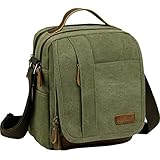 ELECCIÓN DE REGALO IDEAL: El bolso de hombro pequeño Vaschy es un bolso resistente adecuado tanto para hombres como para mujeres a los que les gusta lo informal. Es perfecto para cualquier ocasión, como viajes, compras, viajes de negocios, lo que lo convierte en una opción de regalo ideal en Navidad, Día del Padre, Día de San Valentín, etc.