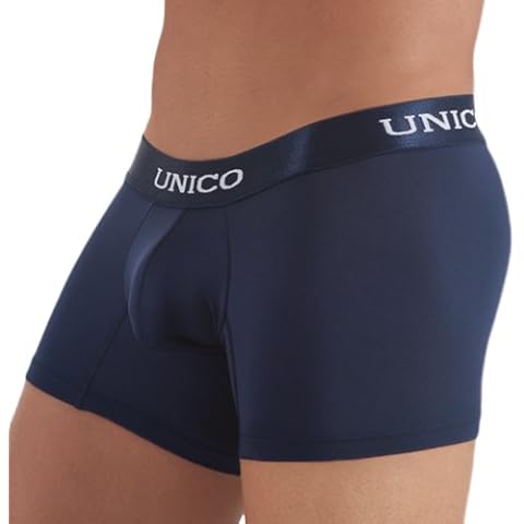 Unico Boxer Suspensor Profundo Microfibre Men's Underwear Navy Blue Cover