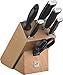 ZWILLING Messerblock, 7-tlg., Holzblock, Messer aus rostfreier Spezialstahl/Kunststoff-Griff, Twin Four Star II