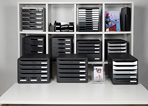 Exacompta 88058D Tischaufsteller aus stoßfestem Acryl für DIN A8 ideal zur Präsentation von Objekten wie Büchern, Flyern, Karteikarten uvm