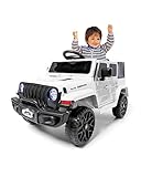 Coche eléctrico Infantil ATAA Adventure 12V con Mando Parental, Luces LED, música MP3, batería Recargable y Apertura de Puertas – vehículo eléctrico para niños de 3 a 6 años (White)