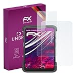 unitech pa 726 Mejor que el vidrio: a diferencia del vidrio real o Tempered Glass que FX-Hybrid-Glass Protector Pantalla Vidrio templado de plástico es irrompible e inastillable - ajuste perfecto y compatible con Unitech PA768