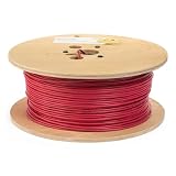 EWCS 18 AWG 2/C Solid FPLR Riser Rated Shielded Fire Alarm Cable Red - 1000 Feet - Made in USA