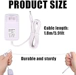 5V Charger for Hello Baby Monitor HB6550 HB50, Baby Monitor Power Cord Replacement Charging Cable Power Adapter Supply for HelloBaby Camera Monitors Accessories
