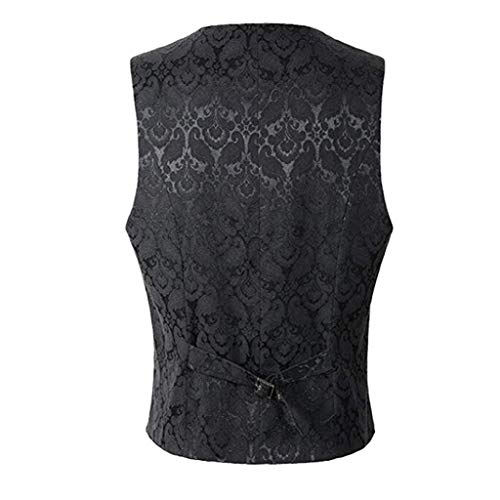 Colete masculino abotoado sobretudo punk moda vintage outwear jaqueta casaco masculino jaqueta corta