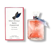 Mon Amour Bella Passione للنساء، ماء عطر 3.4 أونصة. عطر العنبر الأزهار للنساء.