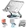 Briteroh Laptop Stand for Desk - All-Metal Ergonomic Computer Stand &amp; Laptop Riser, 360° Rotatabl...