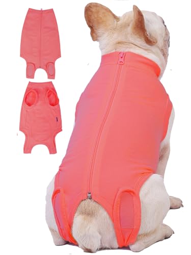 Image of Dog Surgery Recovery Suit - After Spay, Abdominal Wounds Post Surgical Recovery, Anti Licking Breathable Dog Onesies for Small, Medium & Large Pet, Alternative Bandages Cone E-Collar