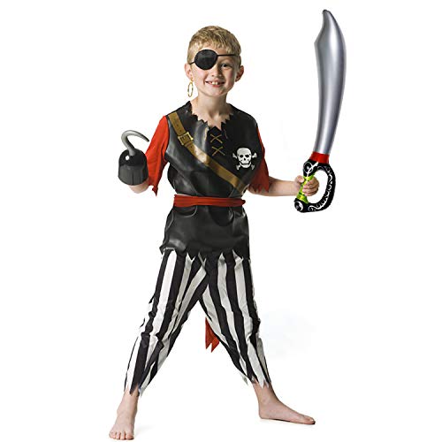 Yojoloin 9 STKS Opblaasbare Piraat Zwaard Messen Cutlass Stick Ballonnen, Voor Feestbenodigdheden Halloween Thema Party… - Image 5