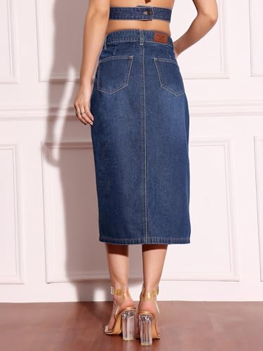 Image of Miss Chase Women Denim Skirt