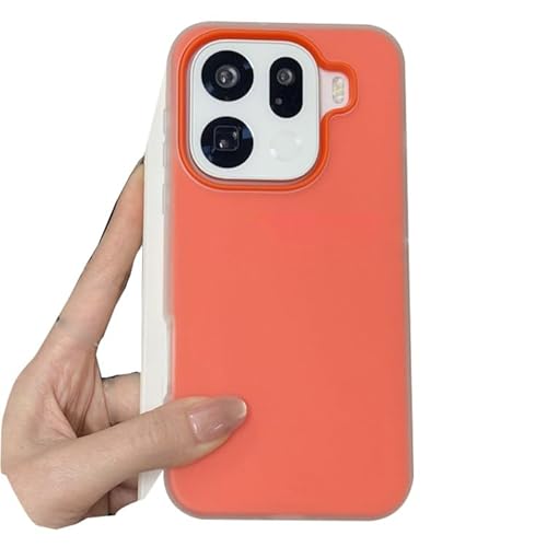 LUNBER-ARMOR�EFor OPPO Find X9 �P�[�X �ϏՌ� Pro �J�o�[ TPU �\�t�g�P�[�X �V���v�� �ی�P�[�X �X�g���b�v�� For �I�b�| �t�@�C���h X9�X�}�z�P�[�X/�J�o�[(�I�����W)