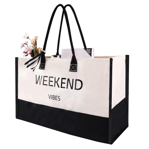 Image of Antfuny Extra Large Beach Bag Tote Bags Women Oversized XL Waterproof Vacation Canvas Personalized
