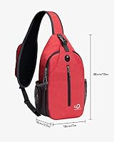 WATERFLY Sling Rucksack Sling Bag Schulterrucksack Umhängetasche – Ansicht 2