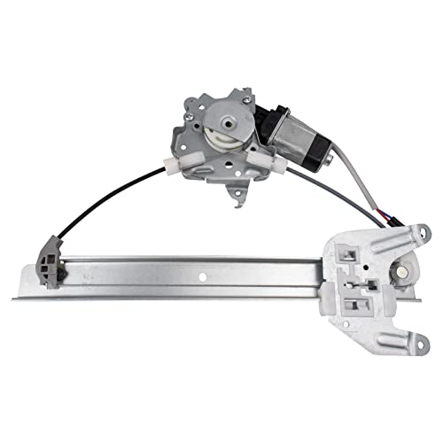 Image of TRQ Rear Left Power Window Regulator & Motor Assembly Drivers Side Compatible with 2002-2006 Nissan Altima