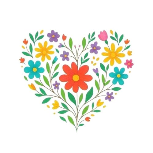 Autocollants de voiture fleurs cœur pour embellir vos trajets