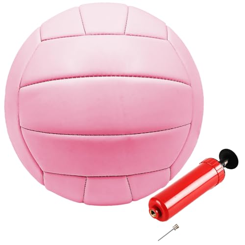 ABAJI Official Size PVC Volleyball with Pump Waterproof