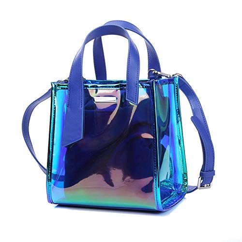Holographique Transparent Sac Bandoulière Femme Bonbons Colorés Au Laser Sacs à Main portés épaule-C