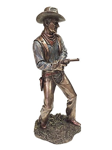 Cowboy Firing Pistol Statue Sculpture #TOP2