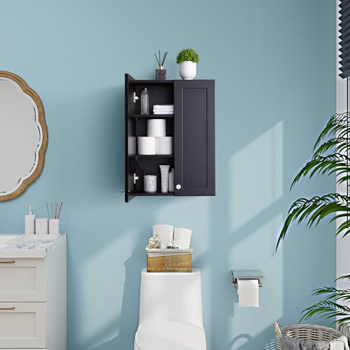 VAVIRROR Wall Mount Medicine Cabinet Over Toilet Storage Two Doors by VANIRROR - Used condition - Image 7