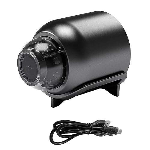[Monitoraggio remoto] Controlla la tua mini videocamera wifi sorveglianza da remoto tramite il smartphone, ovunque tu sia. Grazie alla connessione WiFi, non hai bisogno di cavi o fili.- Lo slot per schede SD integrato nella video camera wifi per interno supporta schede Micro-SD (scheda SD non inclusa) da 8 GB a 128 GB.