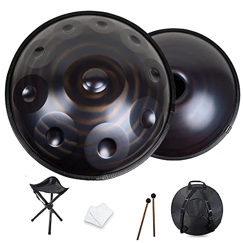 Tambor de mano de acero de 22 pulgadas con 10 notas 440Hz miniatura 1