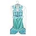 Melissa & Doug Mermaid Role Play Costume Set - Gown with Flared Tail, Seashell Tiara