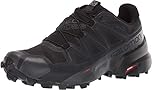 Salomon Speedcross 5 Gore-Tex Men's Trail Running Shoes, Weather protection, Aggressive grip, and Precise fit, Black, 10