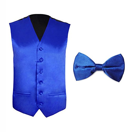 TopTie Tuxedo Wedding Dress Vest & Bow Tie Set for Men