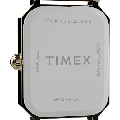 Image of TIMEX Trend White Rectangle Dial Analog Women's Watch - TW2Y009007I