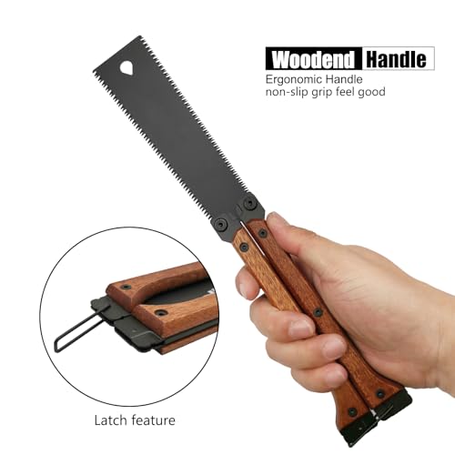 Serrucho plegable de mano 5.5 pulg para jardín miniatura 3