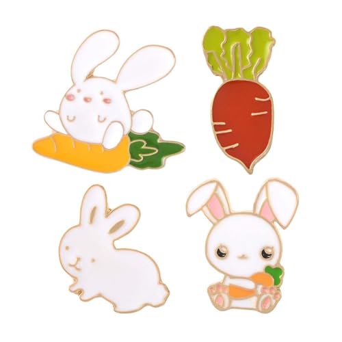 Épingles lapin materne et broche d'abeille, cadeau décontracté