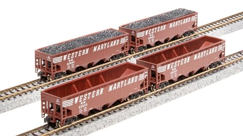 Broadway Limited 7439 ARA 70-Ton Quad Hopper, WM, 4-Pack, N (Fantasy Paint Scheme)