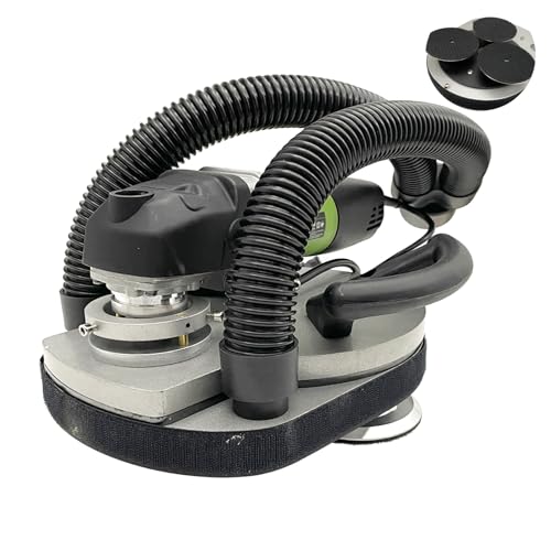 TECHTONGDA Triad Planetary Polisher Wet and Dry Grinder Manual Planetary Polishing Machine Concrete Marble Granite Stone Wet Grinder for Countertops Floors Walls Steps