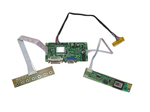 NJYTouch Kit de controlador DVI VGA LVDS para pantalla LCD B121EW01 V3 B121EW03 V8 B121EW03 V0 1280 x 800 Cover