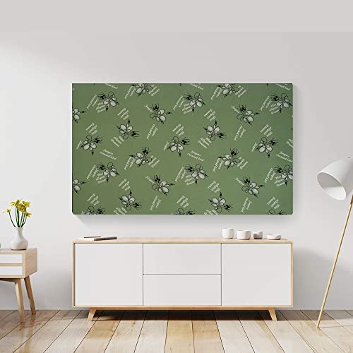 Image of Glassiano Marigold Dustproof Printed 49 inch LED TV Cover Screen Protector Compatible for All Models, Print 36