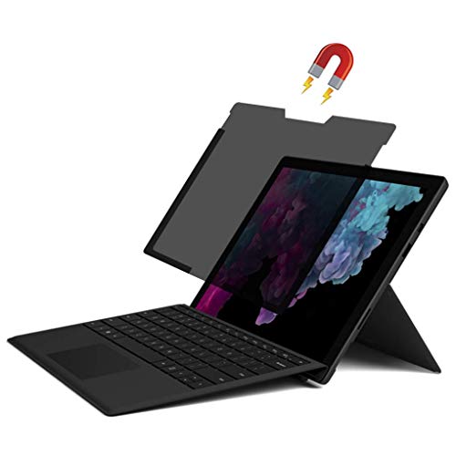 SenseAGE Microsoft Surface Pro Magnetic Privacy Screen Protector Filter, Easy On/Off Anti-Blue Light Privacy Screen Protector, Compatible for Microsoft Surface Pro 7/6/5/4, 12.3 inch