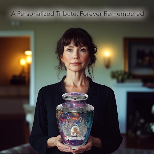 Image of Cosmic Galaxy Cremation Urns for Human Ashes Adult Female Urns for Ashes