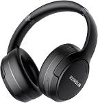 RUNOLIM Active Noise Cancelling Headphones for Adults, Bluetooth Headphones Over Ear with MIC, 70H Playtime, HiFi Audio Foldable Wireless Headphones, Deep Bass for Home Travel Office Black